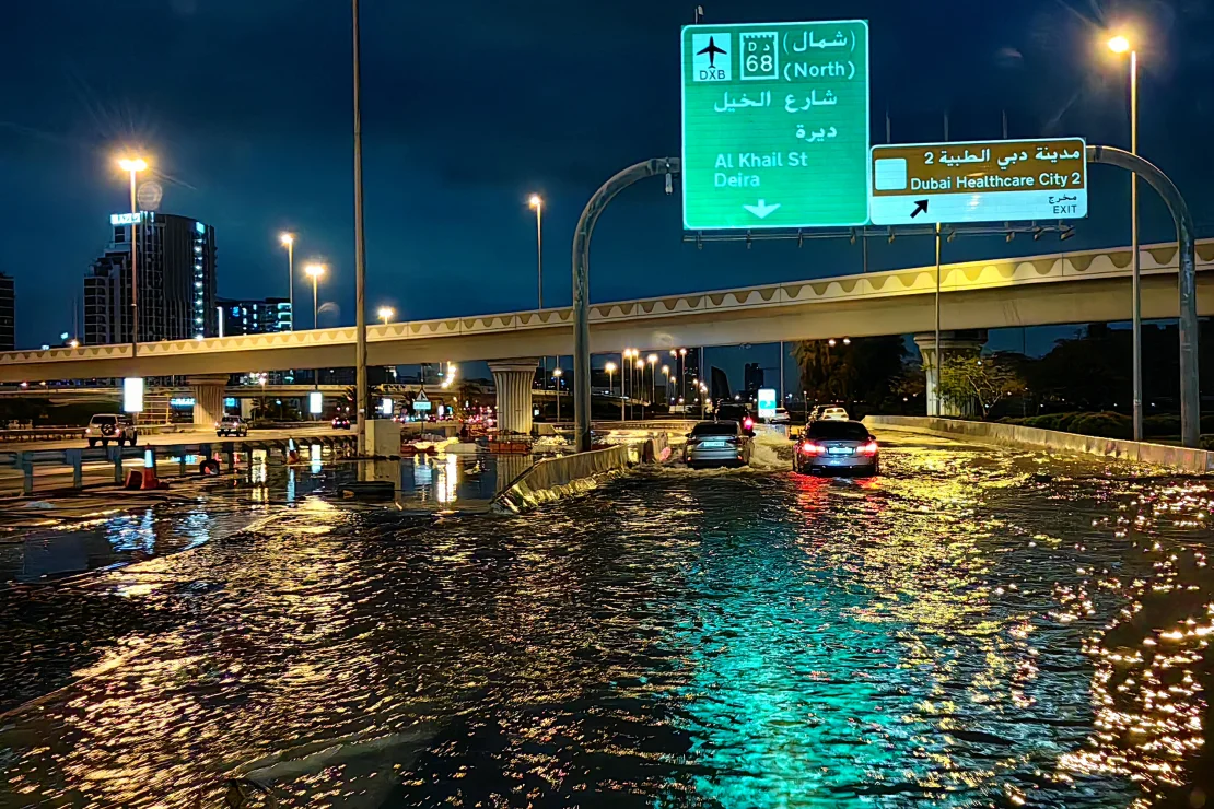 Dubai Underwater: Flash Floods Hit City After Year’s Worth of Rain